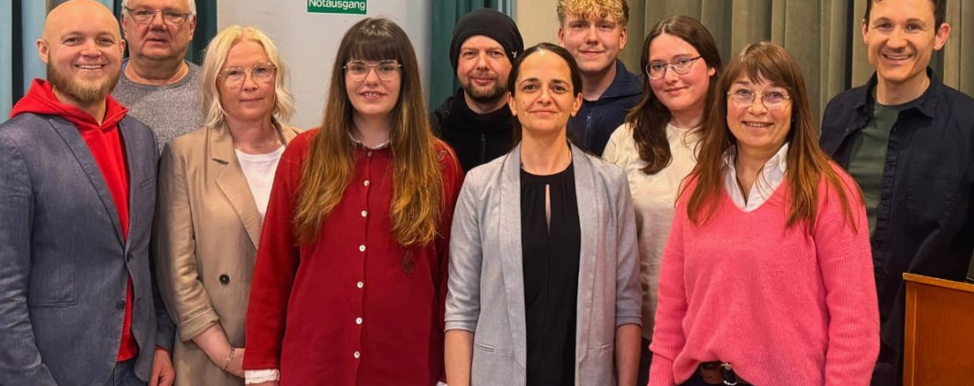 Ann-Christin Hain mit ihrem neuen Vorstandsteam